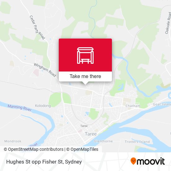 Hughes St opp Fisher St map