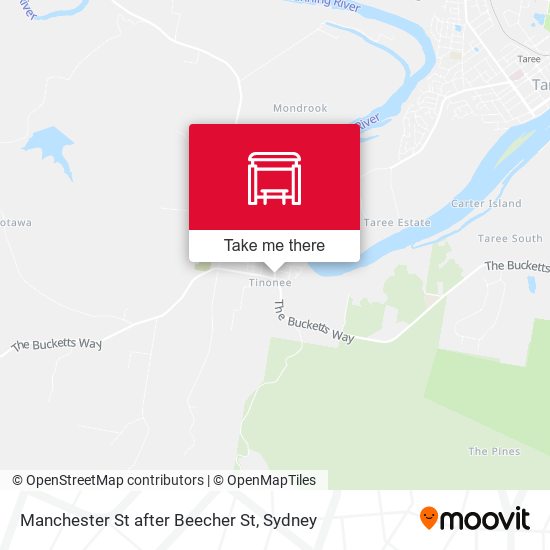 Manchester St after Beecher St map