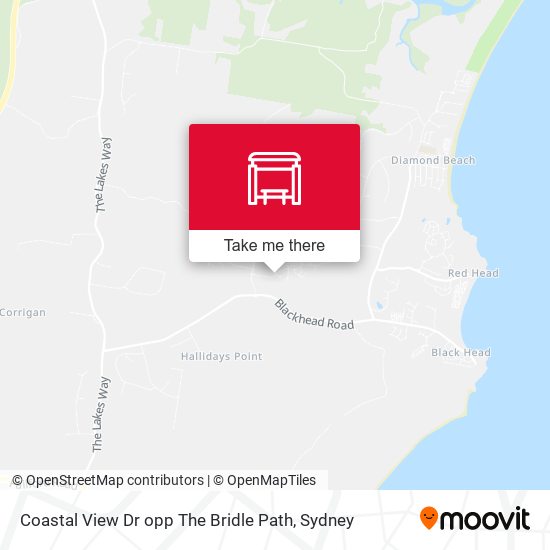 Coastal View Dr opp The Bridle Path map