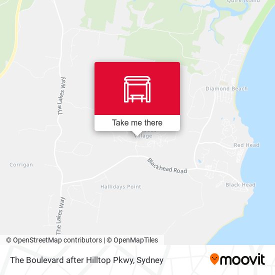 The Boulevard after Hilltop Pkwy map