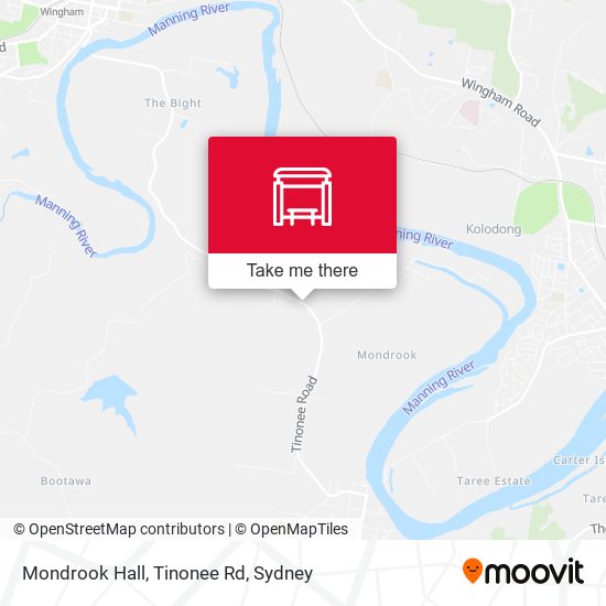 Mondrook Hall, Tinonee Rd map