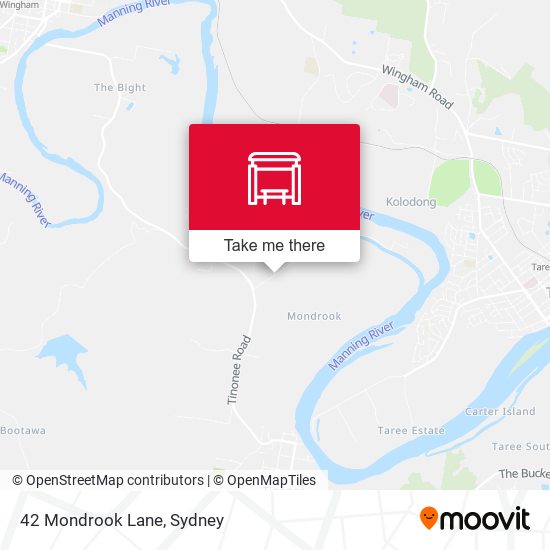 42 Mondrook Lane map