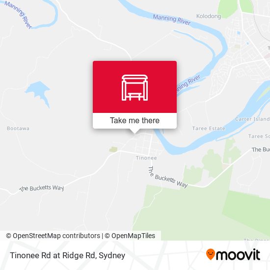 Tinonee Rd at Ridge Rd map
