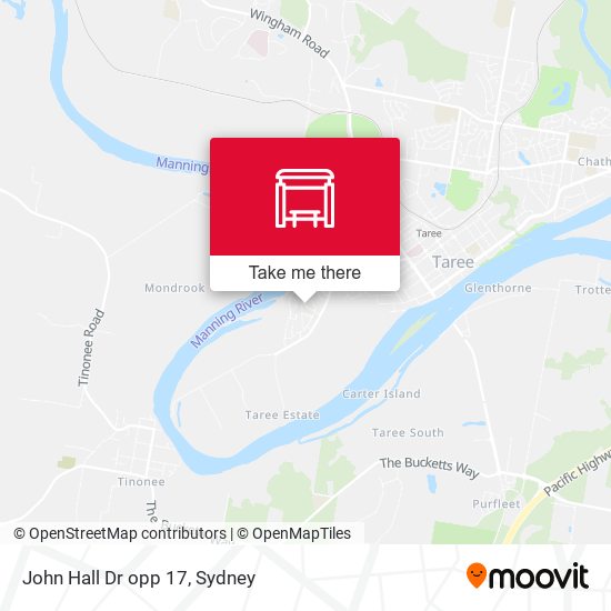 John Hall Dr opp 17 map