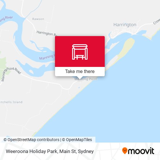 Weeroona Holiday Park, Main St map