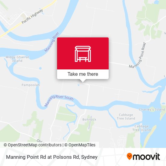 Manning Point Rd at Polsons Rd map
