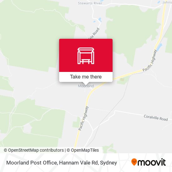 Moorland Post Office, Hannam Vale Rd map