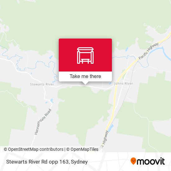 Stewarts River Rd opp 163 map