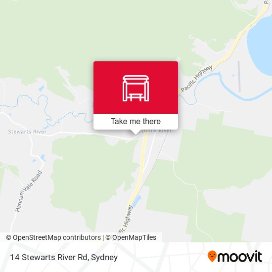 14 Stewarts River Rd map