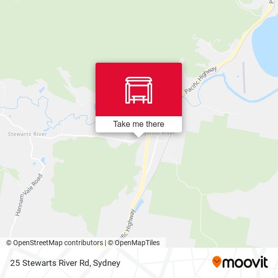 25 Stewarts River Rd map