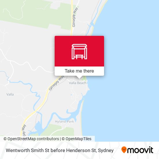 Wentworth Smith St before Henderson St map