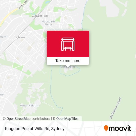 Kingdon Pde at Wills Rd map