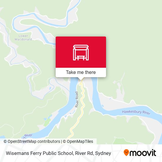 Wisemans Ferry Public School, River Rd map