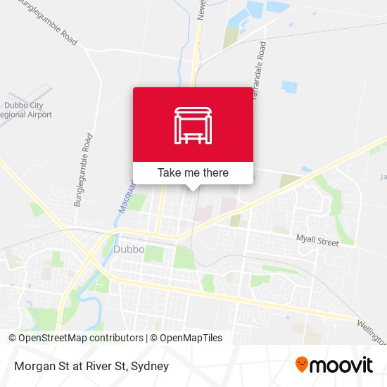 Morgan St at River St map