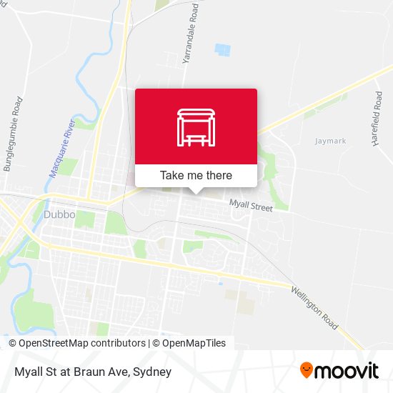 Myall St at Braun Ave map