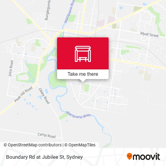 Boundary Rd at Jubilee St map