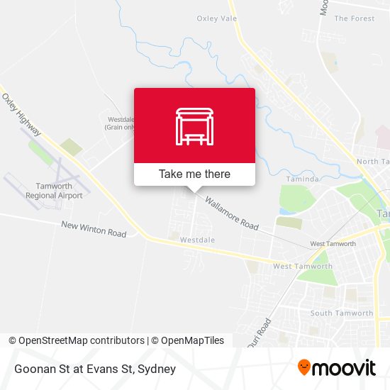Goonan St at Evans St map