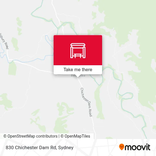 Mapa 830 Chichester Dam Rd