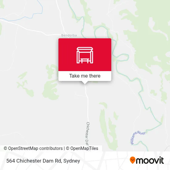 Mapa 564 Chichester Dam Rd