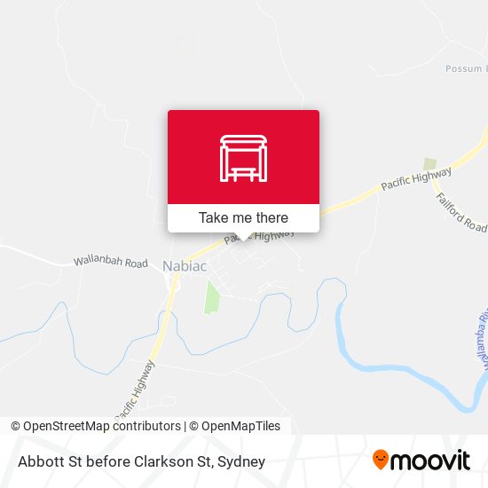 Abbott St before Clarkson St map