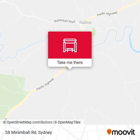 58 Minimbah Rd map