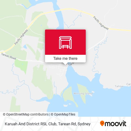 Karuah And District RSL Club, Tarean Rd map