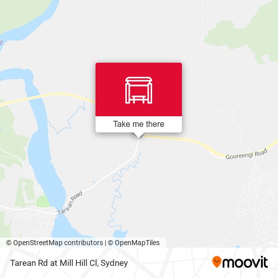 Tarean Rd at Mill Hill Cl map