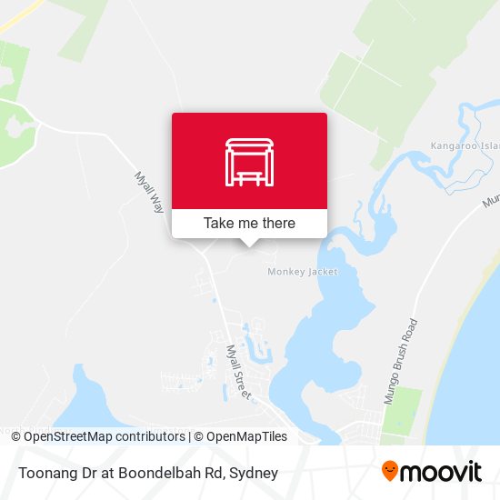 Toonang Dr at Boondelbah Rd map