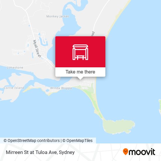 Mirreen St at Tuloa Ave map