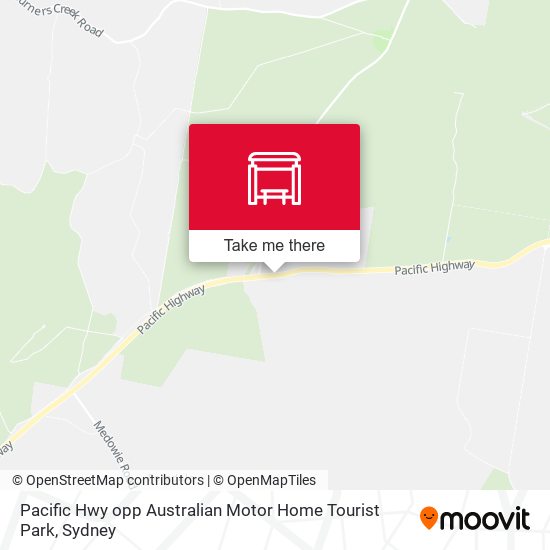 Pacific Hwy opp Australian Motor Home Tourist Park map