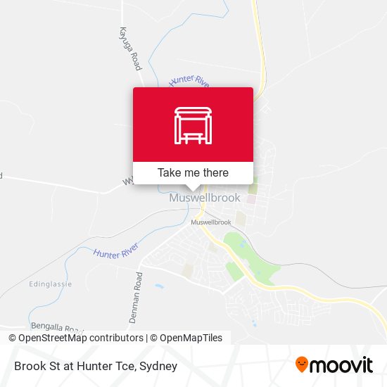 Brook St at Hunter Tce map