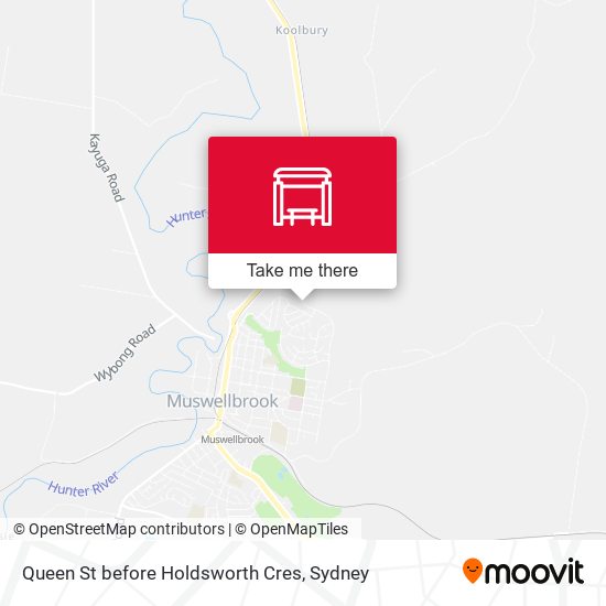 Queen St before Holdsworth Cres map