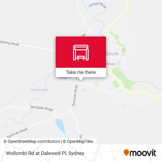 Wollombi Rd at Dalwood Pl map