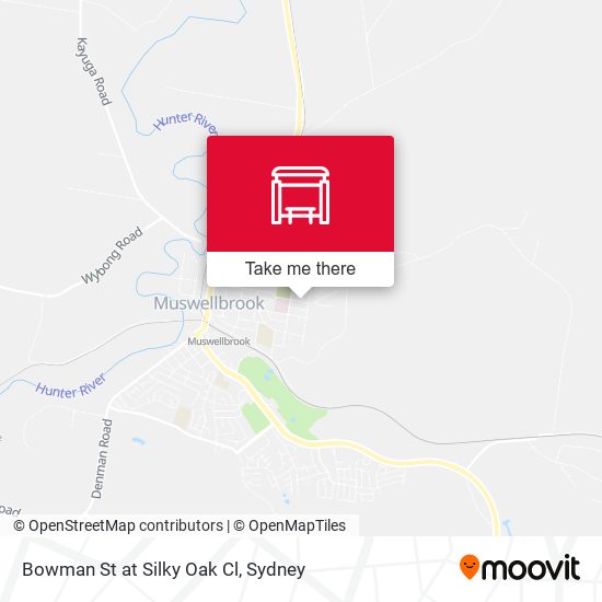 Bowman St at Silky Oak Cl map