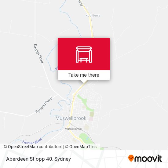 Aberdeen St opp 40 map