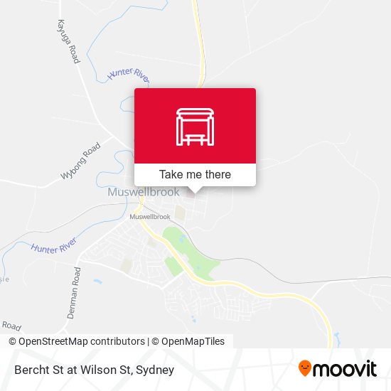 Bercht St at Wilson St map