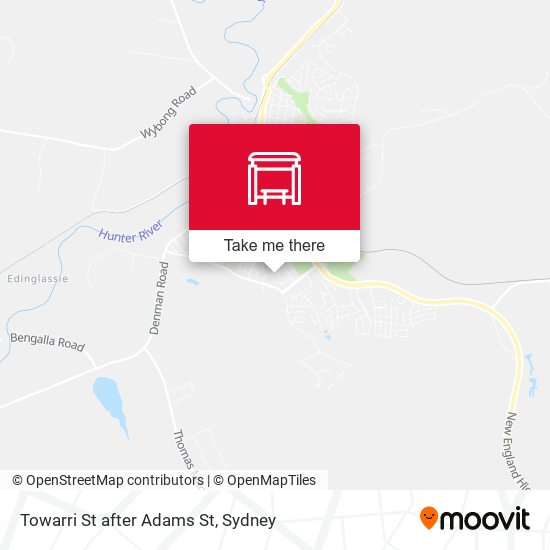 Towarri St after Adams St map