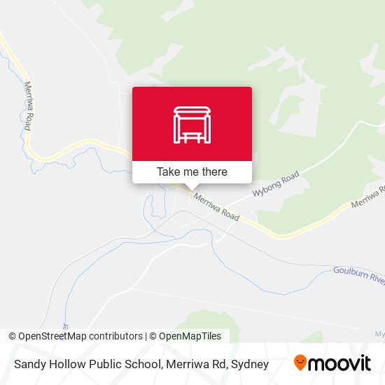 Sandy Hollow Public School, Merriwa Rd map