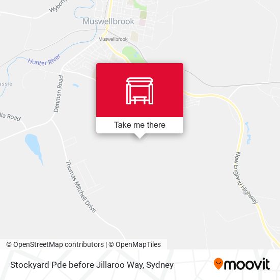 Stockyard Pde before Jillaroo Way map