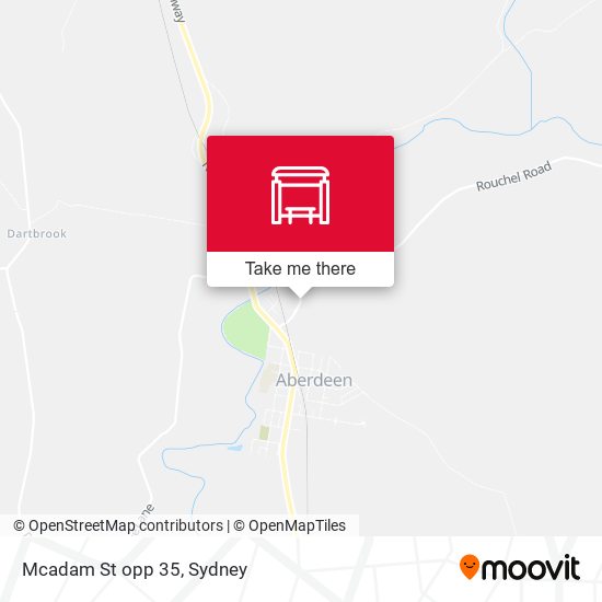 Mcadam St opp 35 map