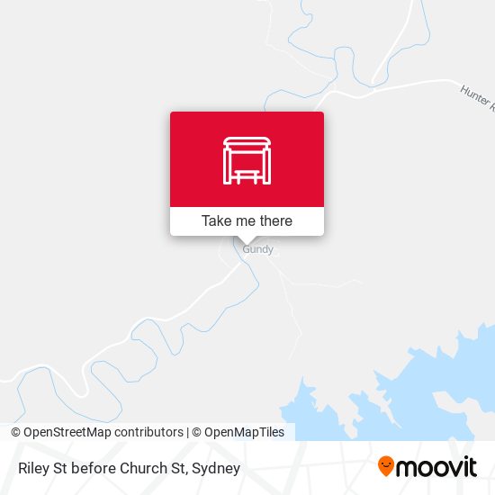 Riley St before Church St map