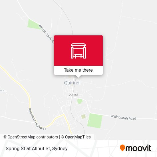 Spring St at Allnut St map