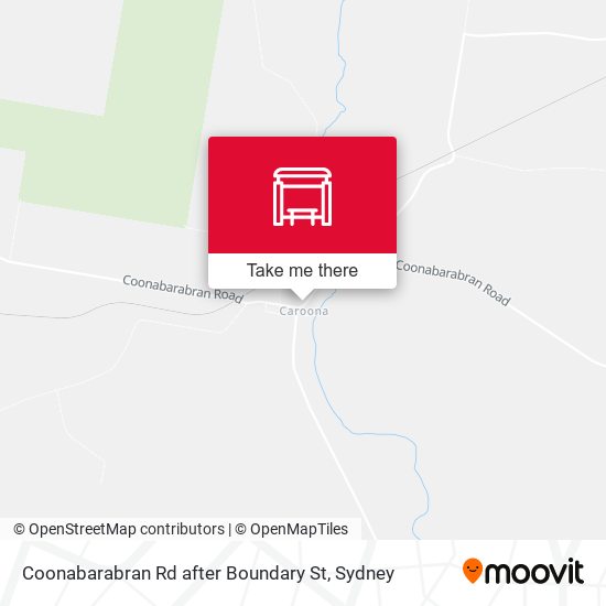 Coonabarabran Rd after Boundary St map