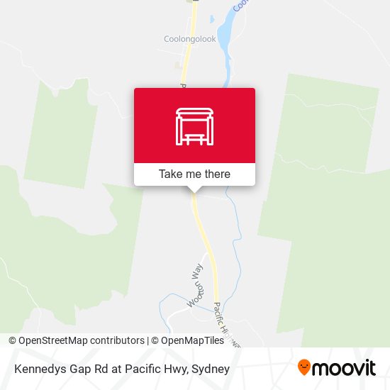 Kennedys Gap Rd at Pacific Hwy map