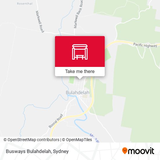 Busways Bulahdelah map
