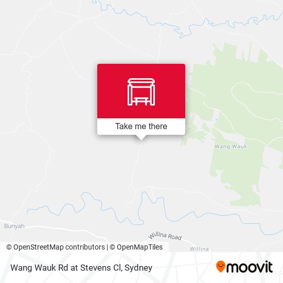 Wang Wauk Rd at Stevens Cl map