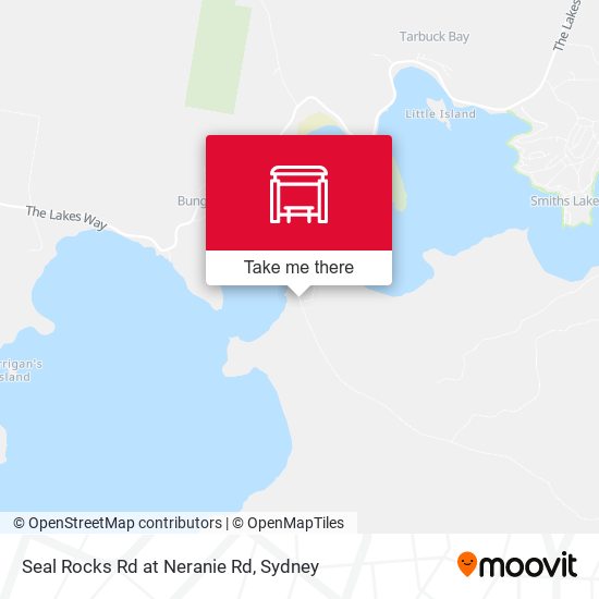 Seal Rocks Rd at Neranie Rd map