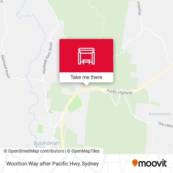 Wootton Way after Pacific Hwy map