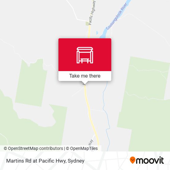 Martins Rd at Pacific Hwy map