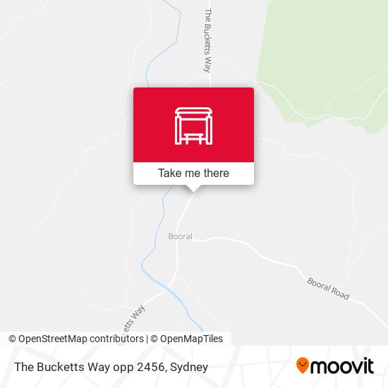 The Bucketts Way opp 2456 map